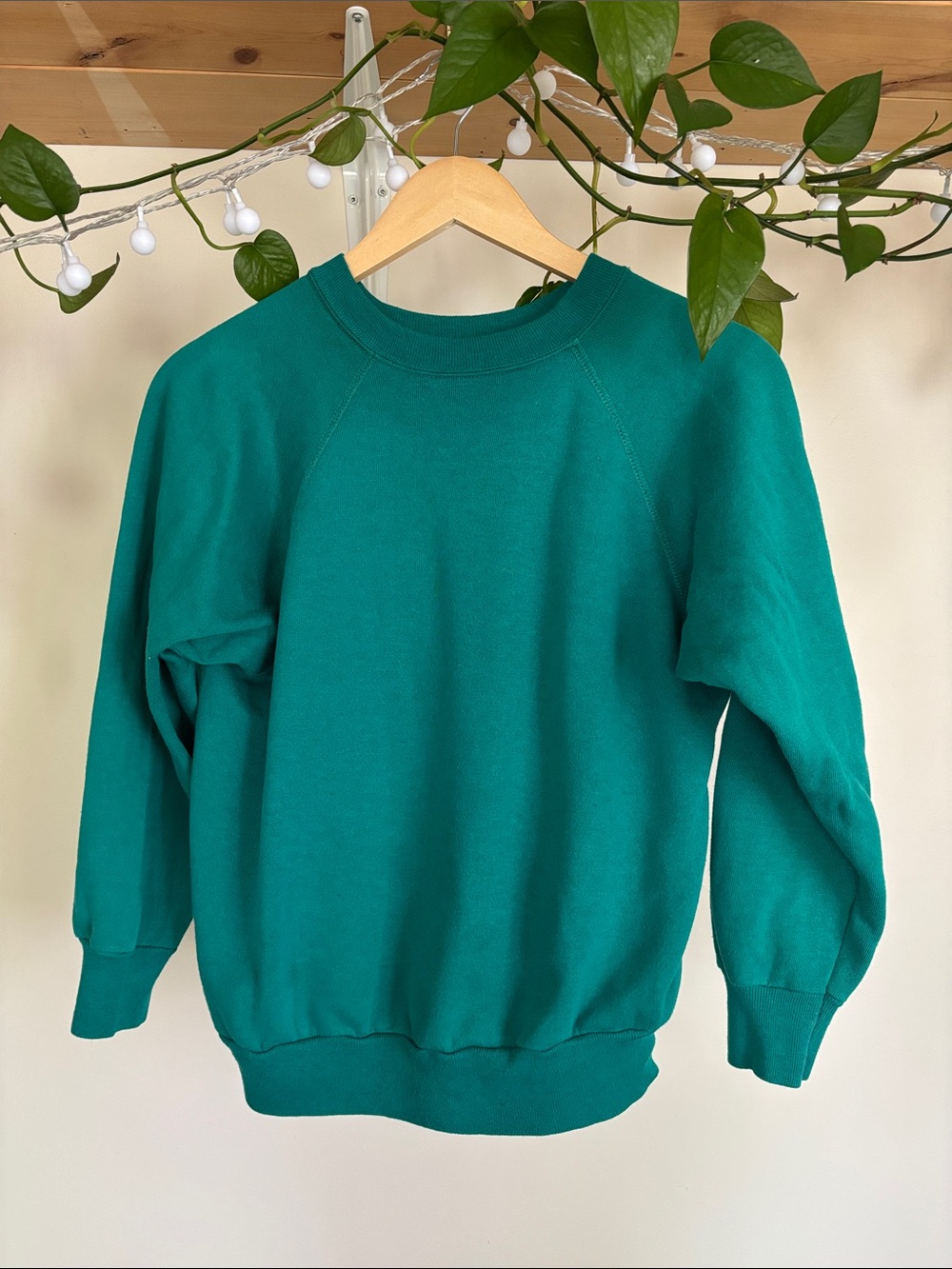 🩵💚 Vintage 80s/90s Teal Gildan Sweatshirt
